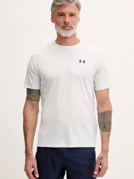 Under Armour tréningové tričko pánske Tech Textured sivá