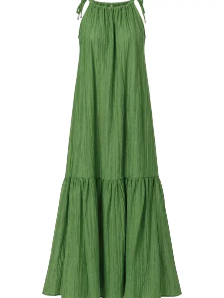 Rochie maxi Liu Jo cu volane verde
