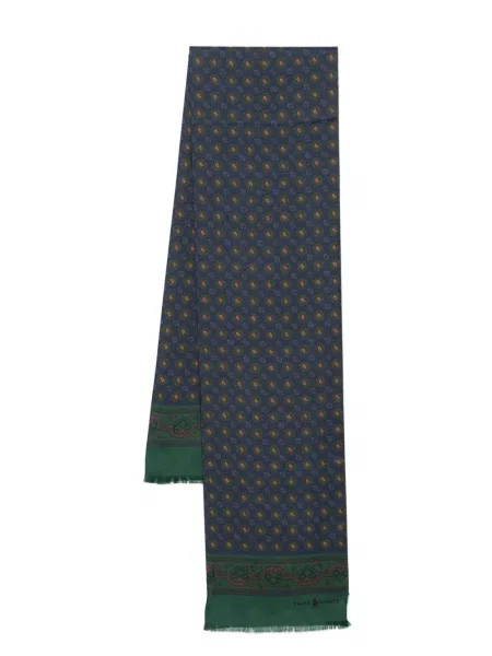 Platno kravata Polo Ralph Lauren s printom crvena