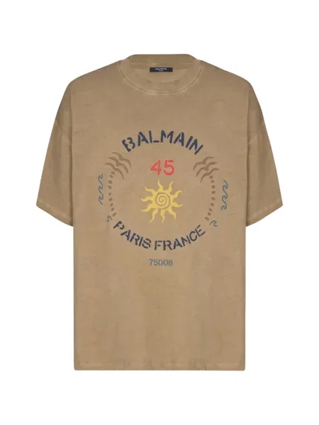 Tricou Balmain cu decolteu rotund scurt