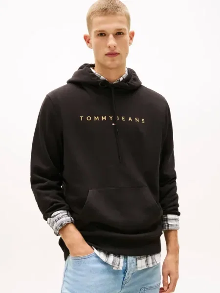 Tommy Jeans Hanorac negru