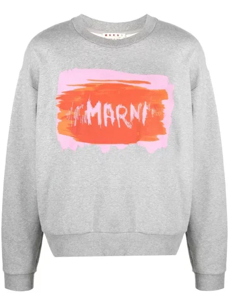 Hanorac Marni cu imagine gri