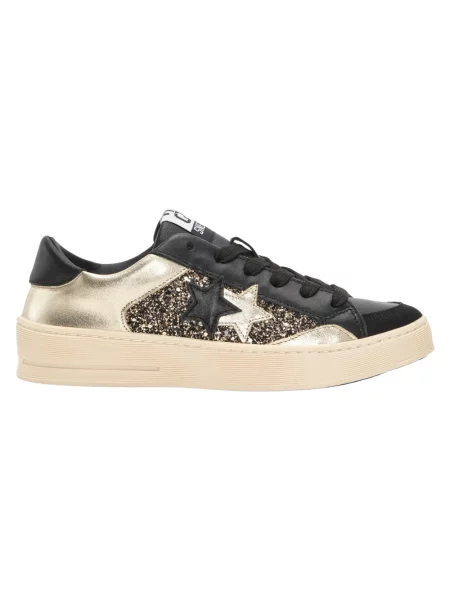 Sneakersy 2star skórzane czarne