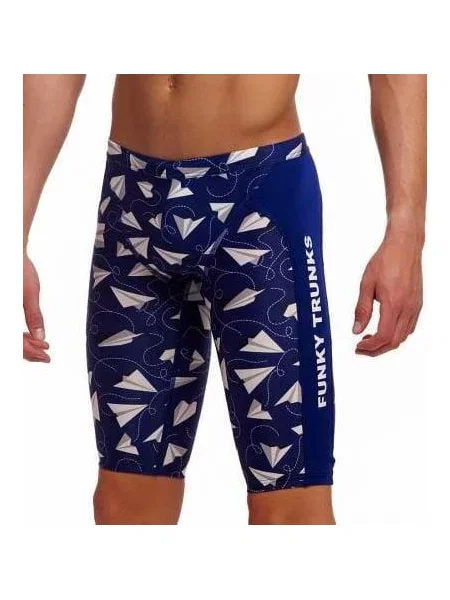 Spodenki FUNKY TRUNKS Paper Plain jammery chłopięce niebieskie