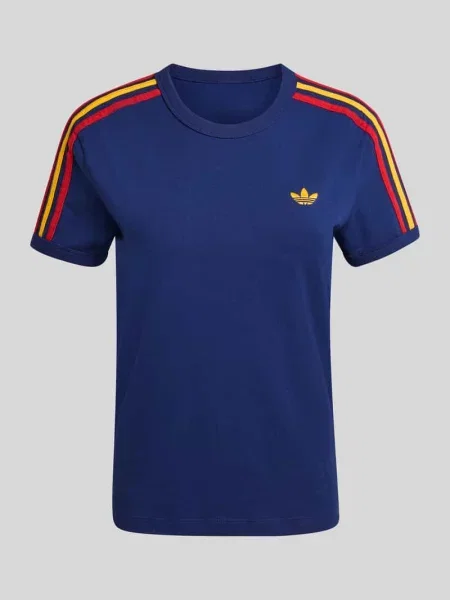 T-shirt o kroju regular fit z aplikacją z logo Adidas Originals