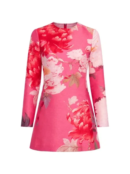 Rochie mini Leo Lin cu imagine roz