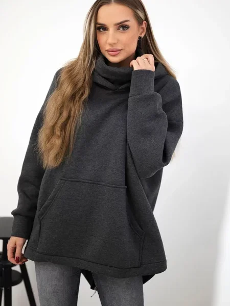 Bluza Kesi ocieplana szara