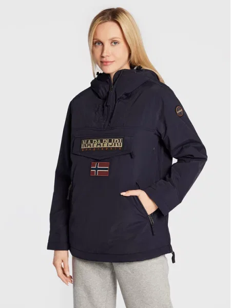 Napapijri Bunda anorak Rainforest Tmavomodrá