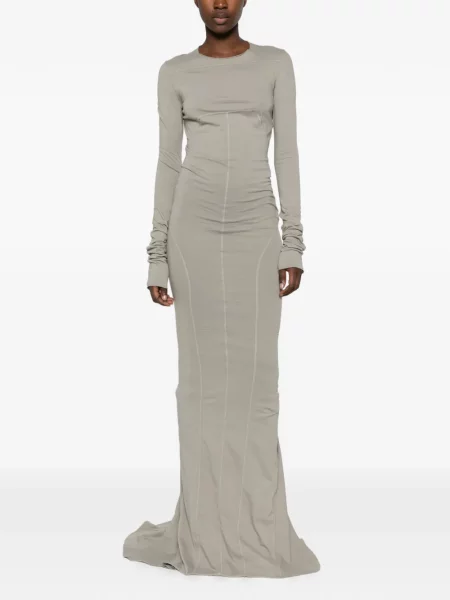 Lung rochie maxi Rick Owens Drkshdw verde