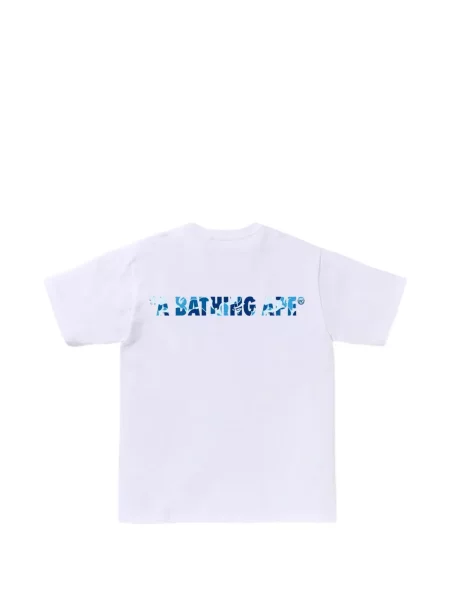 Tricou A Bathing Ape® cu imagine alb