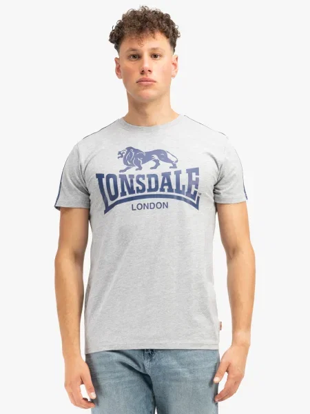 LONSDALE Tricou HENCONNER' gri