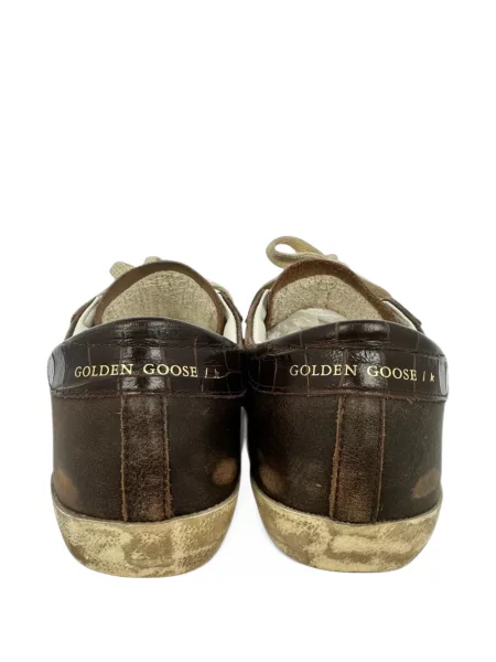 Bőr sneaker Golden Goose May barna