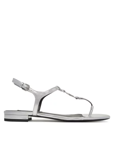 Sandali KARL LAGERFELD srebrna