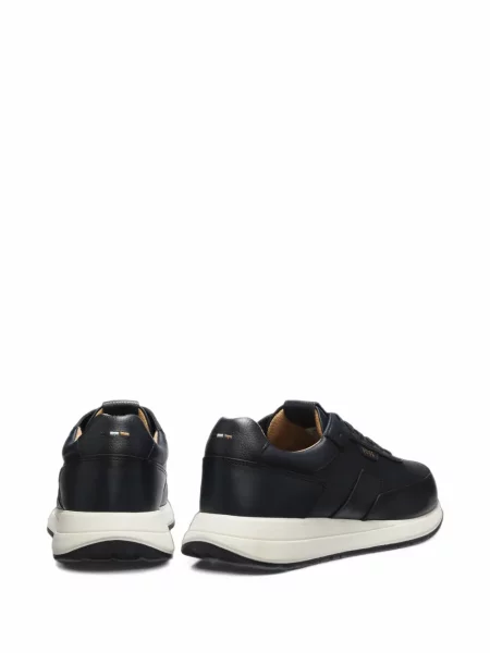 Bőr sneaker Boss kék
