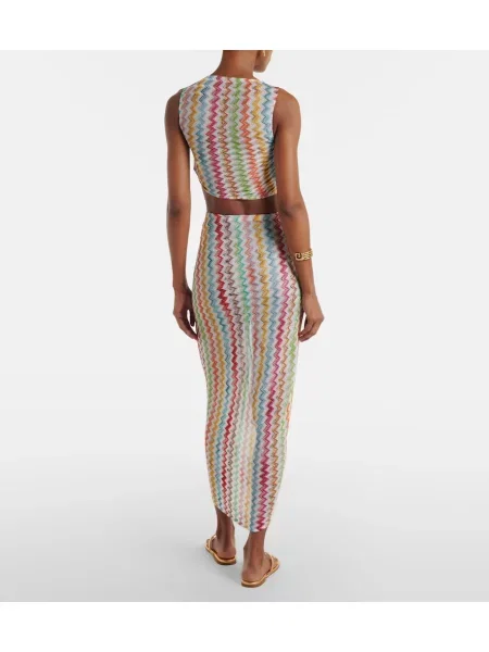 Fustă midi Missoni asimetrică