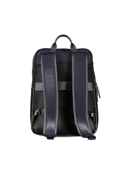 Lniany plecak Tommy Hilfiger w miejskim stylu czarny