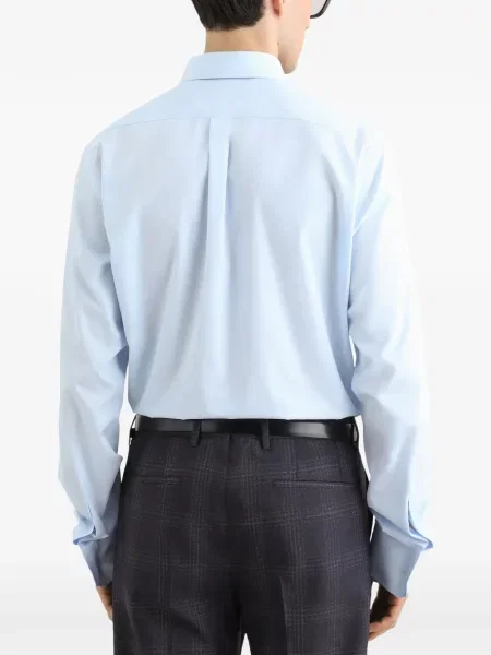 Cămașă Dolce & Gabbana din poplin albastru