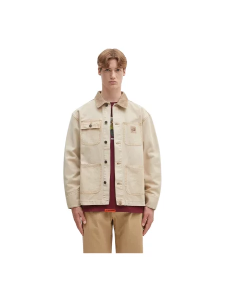A Bathing Ape kurtka przejściowa beżowy