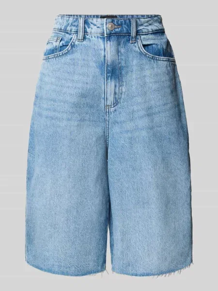 Szorty jeansowe o kroju relaxed fit z czystej bawełny model ‘TASHA’ Pieces