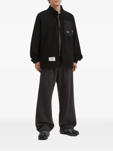 Pulover Izzue din fleece negru