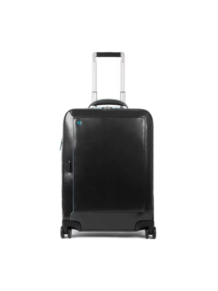 Torba na laptopa Piquadro skórzana czarna