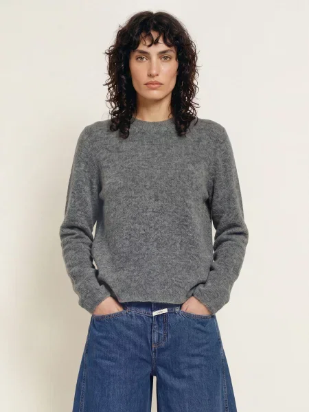Closed Sweter Z Alpaki grau