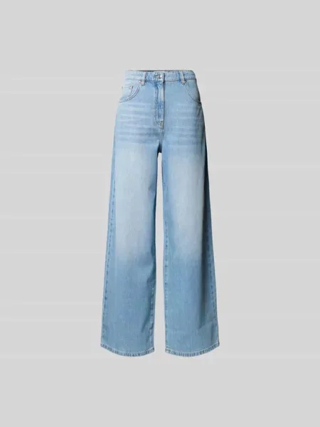 Jeansy o kroju wide fit z 5 Iro