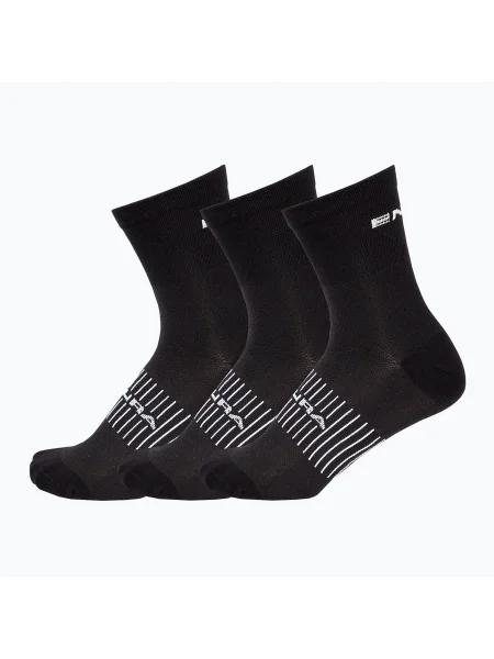 Șosete de ciclism pentru bărbați Endura Coolmax Race black negru