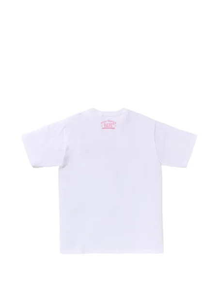 Virágos póló A Bathing Ape® nyomtatás fehér