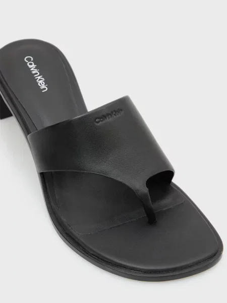 Кожаные мюли Calvin Klein черные