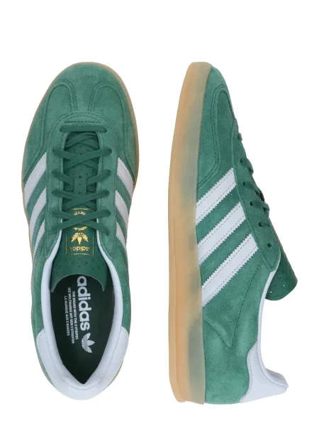 ADIDAS ORIGINALS Rövid szárú sportcipők GAZELLE arany / smaragd fehér