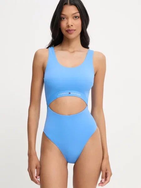 Tommy Hilfiger jednodílné plavky modré