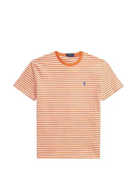 Tricou polo Polo Ralph Lauren cu glugă cu blană cu broderie roșu