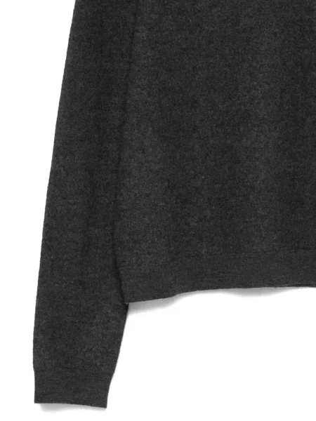 Pulover Semicouture cu decolteu rotund gri