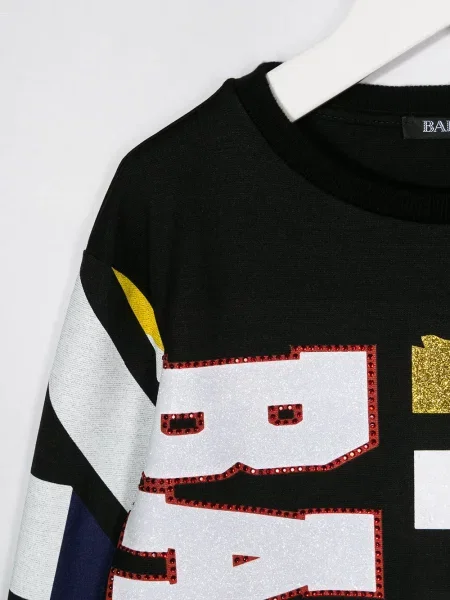 Koszula dziecięca Balmain czarna