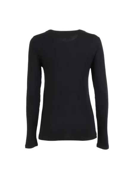 Dzianinowy sweter Majestic Filatures czarny