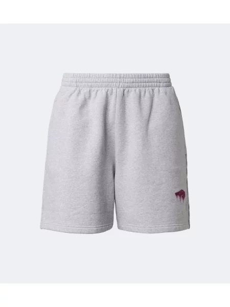 Pantaloni scurți Balenciaga din jerseu gri