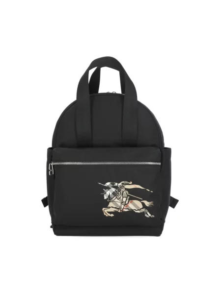 Torba Burberry skórzana w kratę czarna