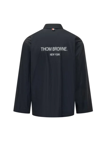 Kompaktowa marynarka Thom Browne niebieska