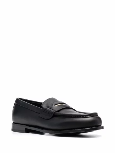 Iš natūralios odos loaferiai Giuseppe Zanotti juoda