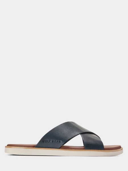 Шкіряні Шльопанці Cole Haan синій