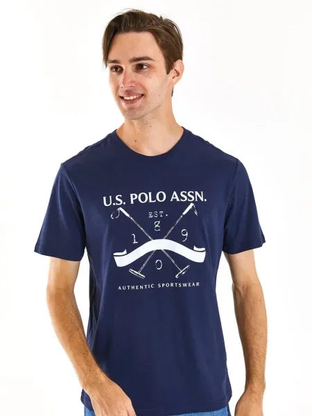 Футболка US Polo синій