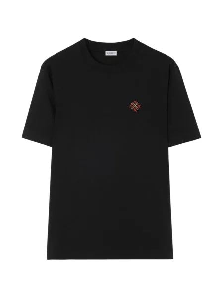 Tricou Burberry cu autograf negru