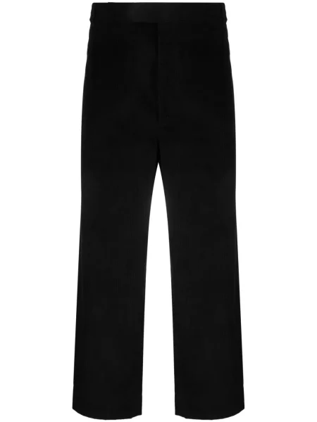 Ριγέ παντελόνι Thom Browne κοτλέ μαύρο