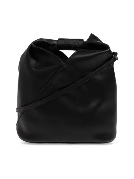 Torebka crossbody Mm6 Maison Margiela skórzana czarna