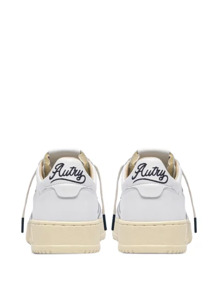 Top Autry din piele alb