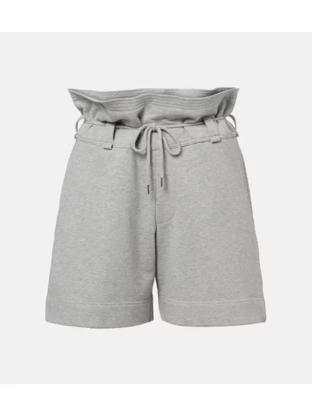 Pantaloni scurți Dries Van Noten din jerseu gri