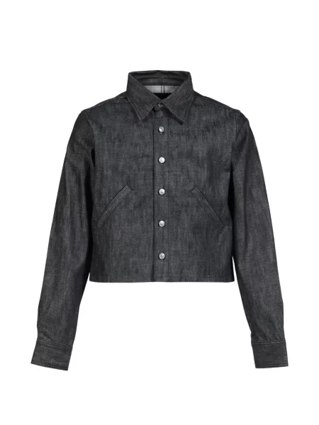 Decupat geacă de blugi Rivet & Hide albastru