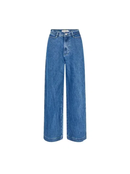 Spodnie Lollys Laundry klasyczne niebieskie