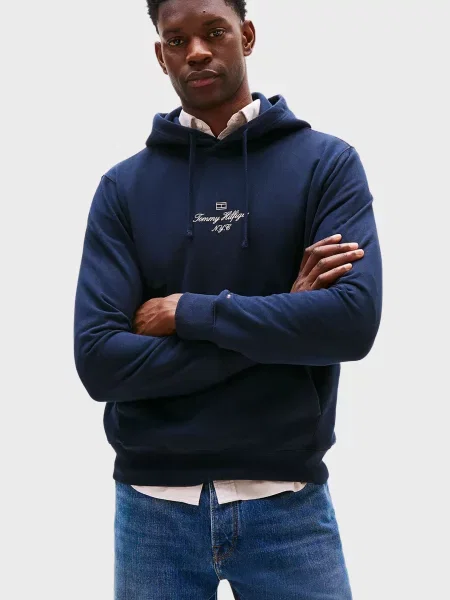 Толстовка Tommy Hilfiger синя